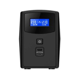 Phasak SAI Sirius Interactivo 1000 VA 600 W LCD – PH 7310
