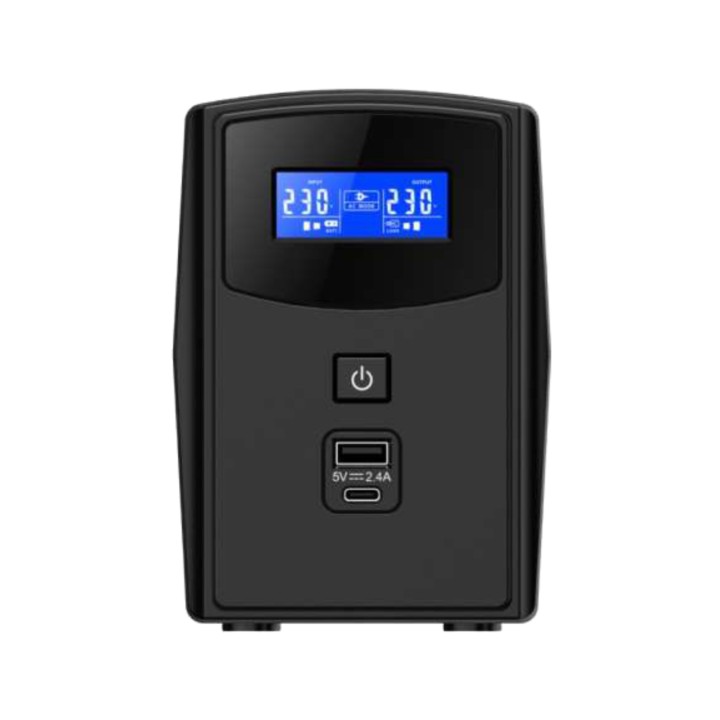 Phasak SAI Sirius Interactivo 1000 VA 600 W LCD – PH 7310