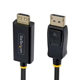 StarTech.com Cable Adaptador DisplayPort a HDMI de 1m con Conectores de Agarre - 4K 60Hz con HDR - Conversor de Vídeo