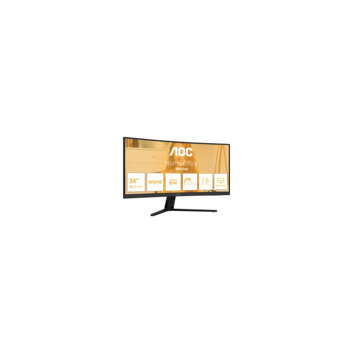 AOC B3 CU34B3E pantalla para PC 86,4 cm (34") 3440 x 1440 Pixeles Wide Quad HD LED Negro