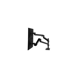 Ergotron LX Pro Series 45-690-292 soporte para monitor 68,6 cm (27") Escritorio Negro