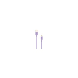Cable Nubbeh Elisium Lightning a USB-A 1 m 2A Lila TPE