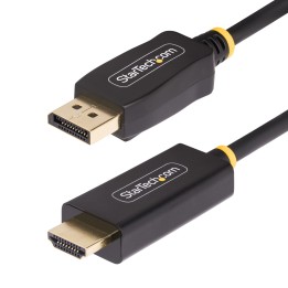 StarTech.com Cable Adaptador DisplayPort a HDMI de 2m con Conectores de Agarre - 4K 60Hz con HDR - Conversor de Vídeo Activo DP