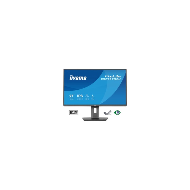 iiyama ProLite XB2797QSN-B1 pantalla para PC 68,6 cm (27") 2560 x 1440 Pixeles Quad HD LCD Negro