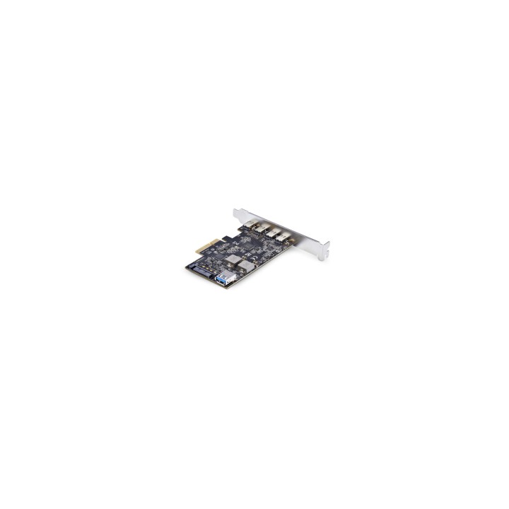 StarTech.com Tarjeta PCIe de 5 Puertos USB de 10Gbps 4x USB-C / 1x USB-A - Hub Concentrador Interno USB 3.2 de 10Gbps - Tarjeta