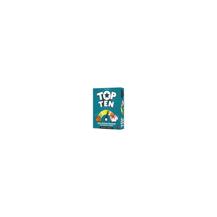 Asmodee Top Ten Juego De Cartas Lógico