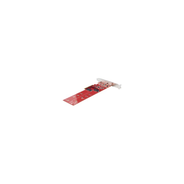 StarTech.com Tarjeta PCIe Adaptadora para 2 SSDs M.2, PCI Express x8 o x16 a NVMe Doble o SSDs M.2 AHCI, PCI Express 4.0,