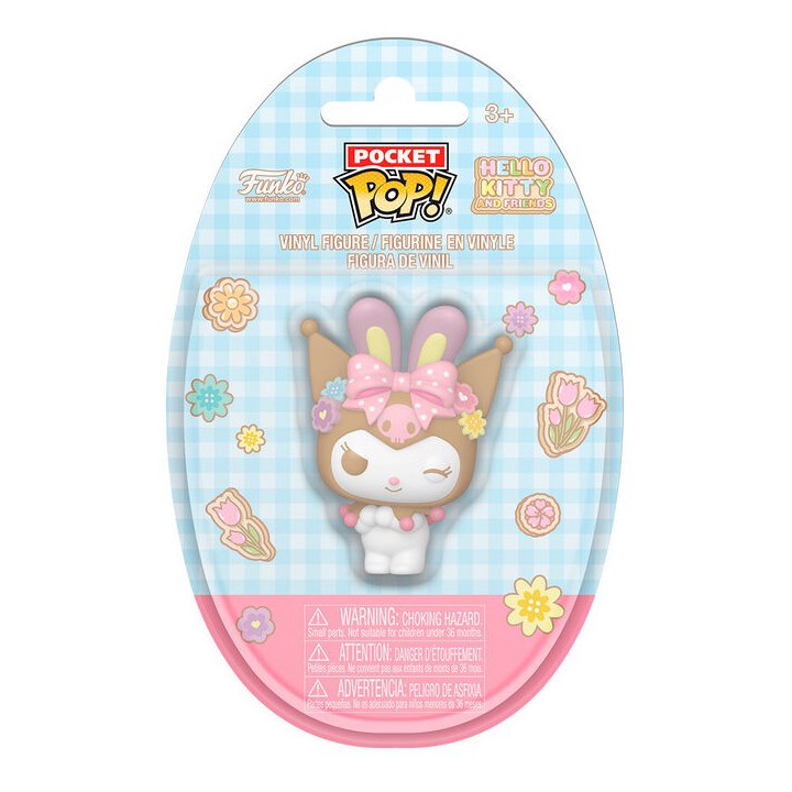 Figura Pocket POP Egg Hello Kitty and Friends Kuromi