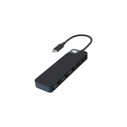 HYPER HD4101BKGL base para portátil y replicador de puertos USB Tipo C Negro