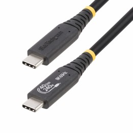StarTech.com Cable USB4 de 1m - Cable USB Tipo C Certificado USB-IF - Cable USB-C de 40G - PD 3.1 EPR de 240W - 8K 60Hz -