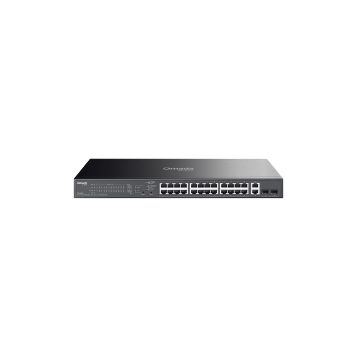 TP-Link ES228GP switch Gestionado L2 Gigabit Ethernet (10/100/1000) Energía sobre Ethernet (PoE) Negro