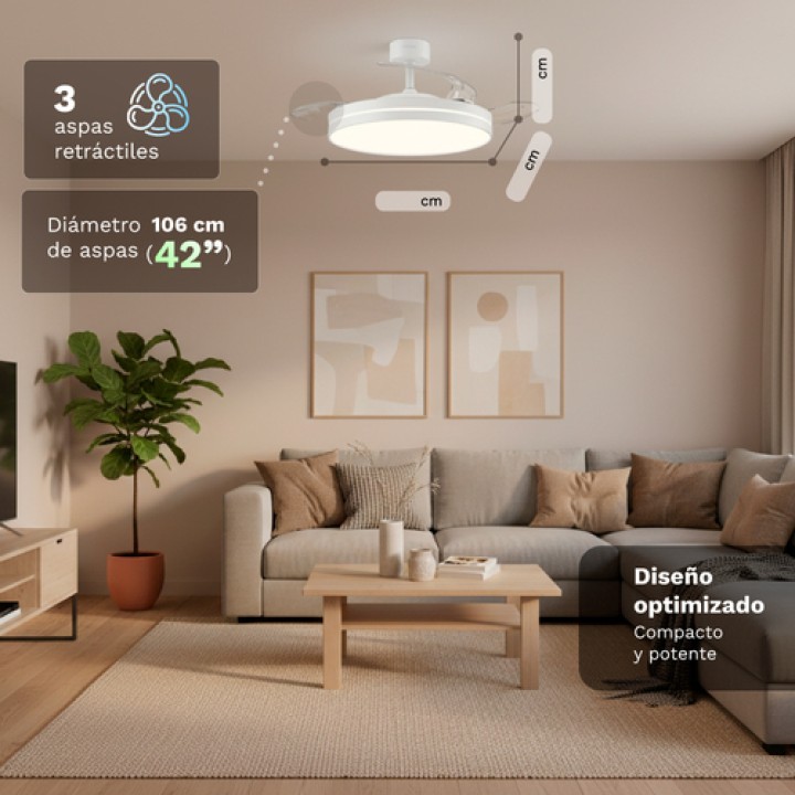 Grunkel SKYWHITE42 ventilador Blanco