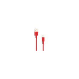 Cable Nubbeh Elisium USB-C a USB-A 1 m 3A Rojo TPE