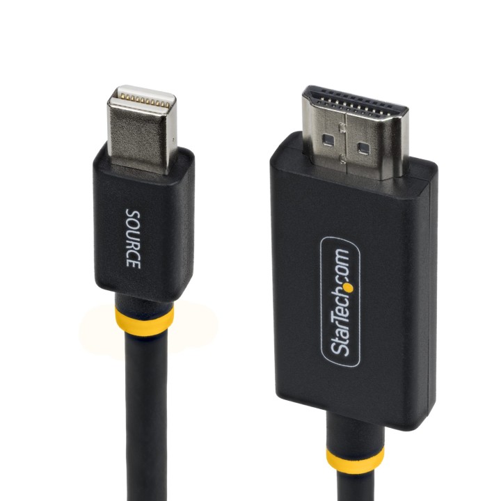 StarTech.com Cable Adaptador Mini DisplayPort a HDMI de 2m - 4K 60Hz HBR3/HDCP 2.3/DPCP - Cable mDP a HDMI 2.0 - Conversor de
