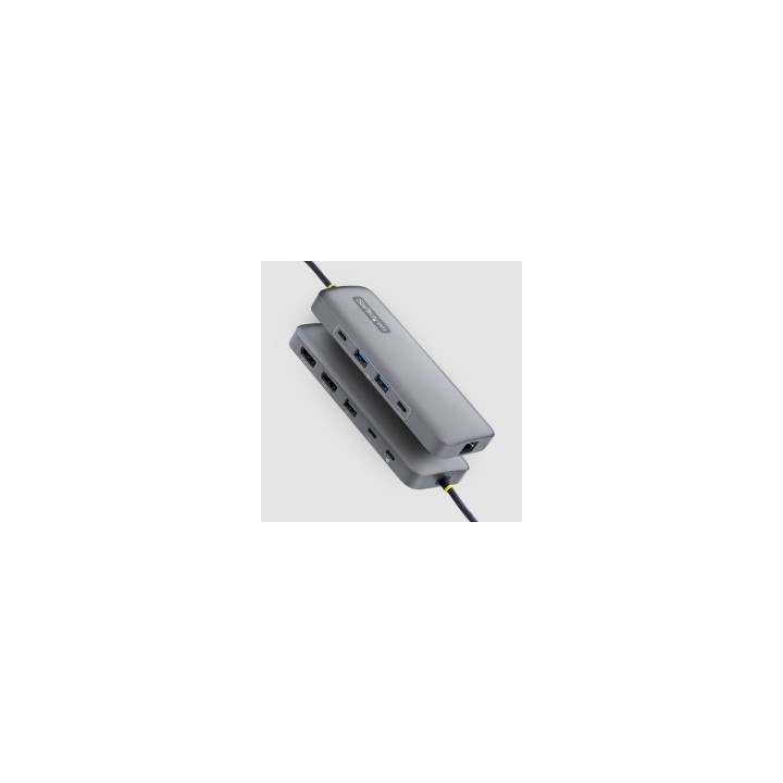 StarTech.com Adaptador Multipuertos USB-C a DP de Dos Pantallas - Mini Dock Tipo C 10 en 1 DisplayPort - PD de Carga de 100W -
