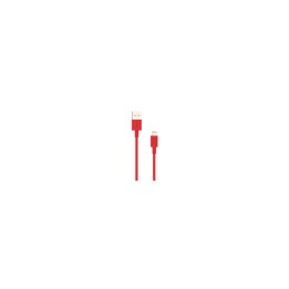 Cable Nubbeh Elisium Lightning a USB-A 1 m 2A Rojo TPE