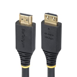 StarTech.com Cable HDMI de Alta Velocidad de 5m - Conectores de Agarre - 4K60Hz/1440p 144Hz - HDR10/HDCP 2.2/ARC - UHD - 18Gbps