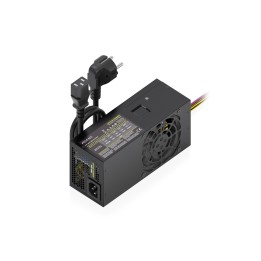 AISENS Fuente Alimentacion TFX 500W con Cable de Alimentacion OEM, Negra