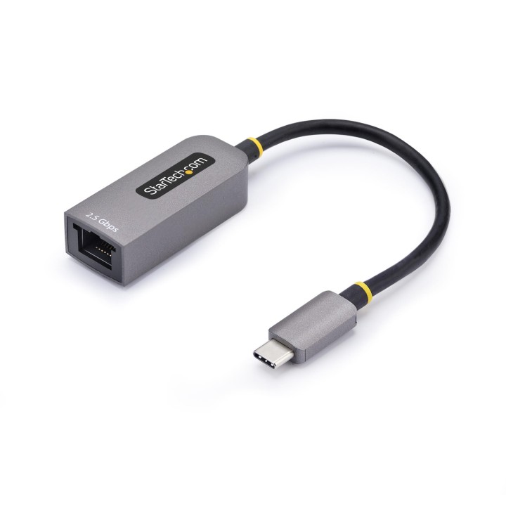 StarTech.com Adaptador de Red Ethernet de 2,5Gb USB Tipo C - Adaptador USB 3.1 USB-C a RJ45 - 2.5GBASE-T - Compatible con