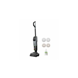 Bissell SpinWave + Vac Pet Pro Aspiradora escoba Batería Seca y húmeda Ciclónico Bolsa para el polvo 0,4 L Negro, Gris