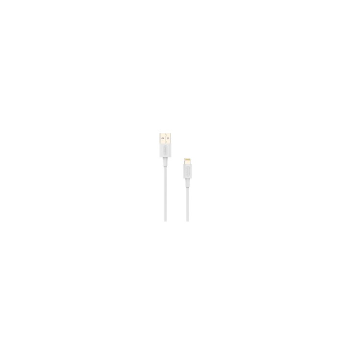 Cable Nubbeh Elisium Lightning a USB-A 1 m 2A Blanco TPE