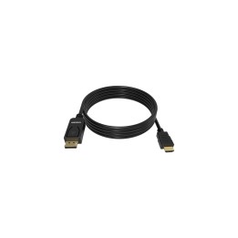 Vision TC 2MDPHDMI8K/BL adaptador de cable de vídeo 2 m DisplayPort HDMI Negro