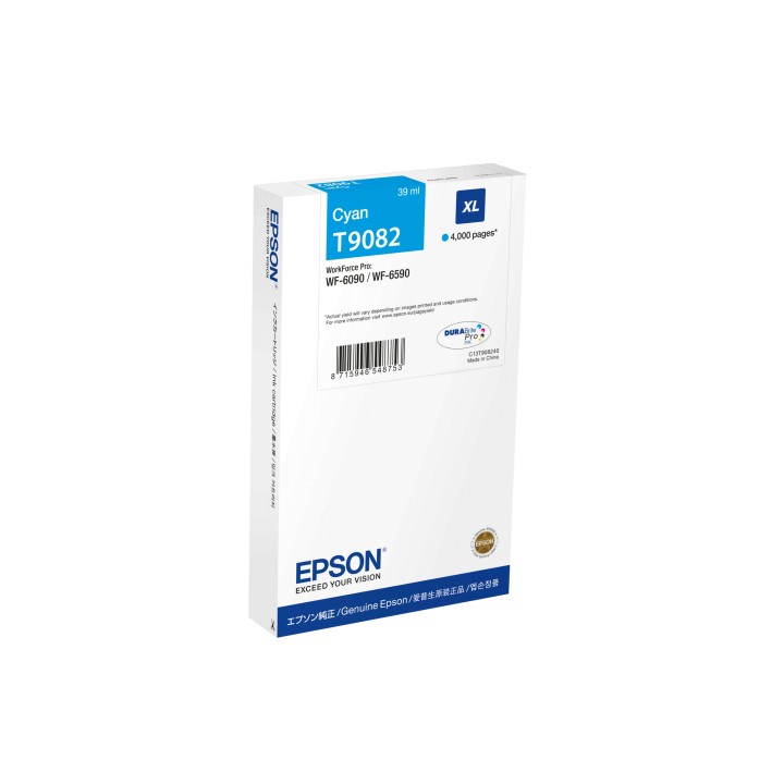 Epson C13T90824N cartucho de tinta 1 pieza(s) Original Cian