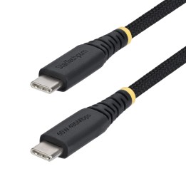 StarTech.com Cable de Carga USB-C Trenzado de 2m - Cable Cargador USB Tipo C para Portátil - Cable Resistente para Carga de
