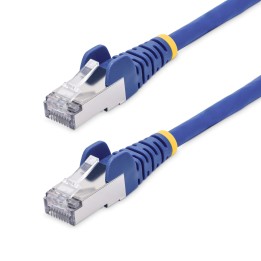 StarTech.com Cable de Red Ethernet CAT8 Azul de 2m - Snagless - sin Pestillo - 25G/40G - 2000MHz - PoE++ de 100W - 26AWG -
