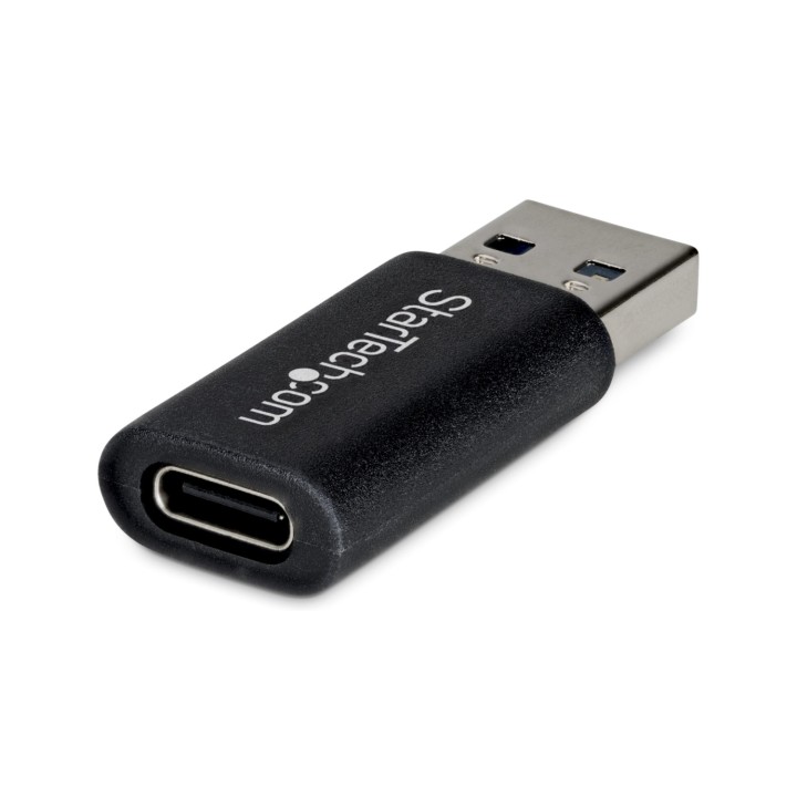 StarTech.com Adaptador USB-A Macho a USB-C Hembra - Conversor a USB a Tipo C - USB a USB Tipo C - 10Gbps - 5V 900mA - Adaptador