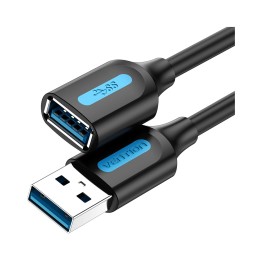 Vention CBIBJ cable USB USB 2.0 5 m USB A 0,48 Gbit/s Negro