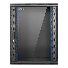 Phasak PHO 2216D armario rack 16U Bastidor de pared Negro