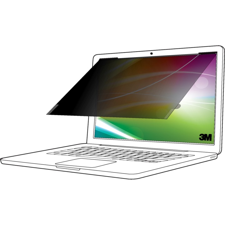 3M Filtro privacidad Bright Screen 14 pulg portátil, 16:10, BP140W1B