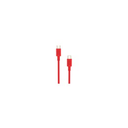 Cable Nubbeh Elisium USB-C a USB-C 1 m 3A Rojo TPE