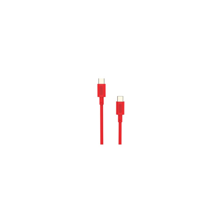 Cable Nubbeh Elisium USB-C a USB-C 1 m 3A Rojo TPE