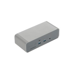 Targus DOCK230EUZ base para portátil y replicador de puertos Alámbrico Thunderbolt 5 Plata