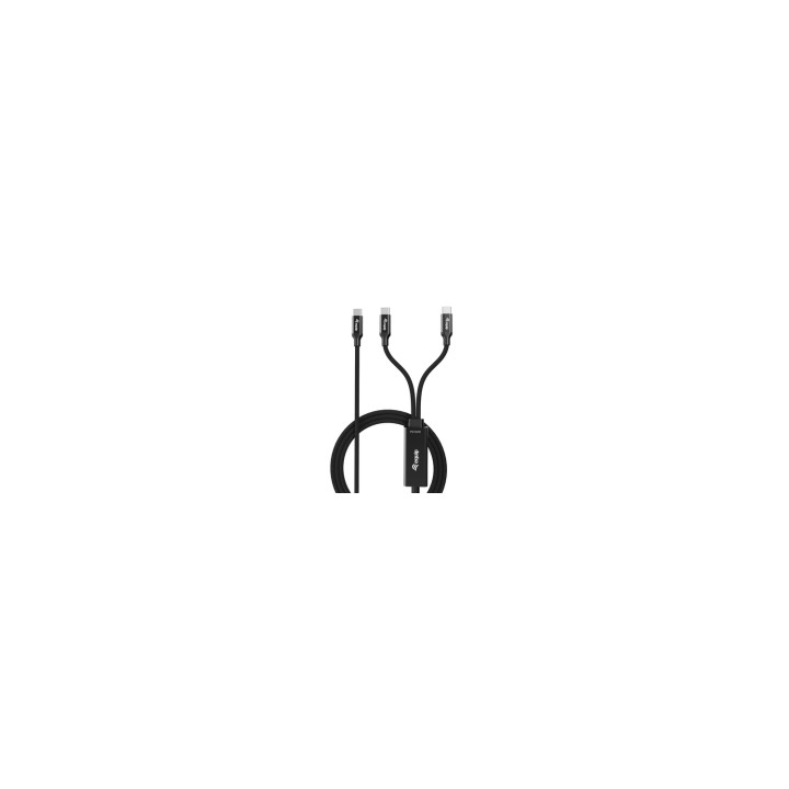 Equip 128895 cable USB USB 2.0 1,5 m USB C 2 x USB C 0,48 Gbit/s 140 W Negro