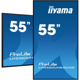 iiyama LH5560UHS-B2AG pantalla de señalización Pizarra de caballete digital 138,7 cm (54.6") LED Wifi 500 cd / m² 4K Ultra HD