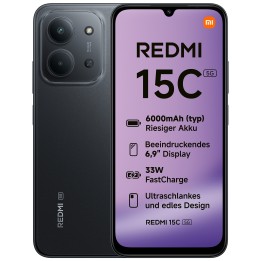 Xiaomi Redmi 15C 5G 4/128Gb Negro Smartphone