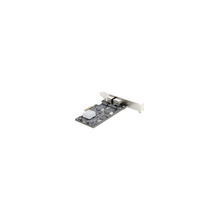 StarTech.com Tarjeta PCI Express de Red Ethernet 2 Puertos NBASE-T 2,5G - NIC I225-V - Tarjeta de Red de 2 Puertos para