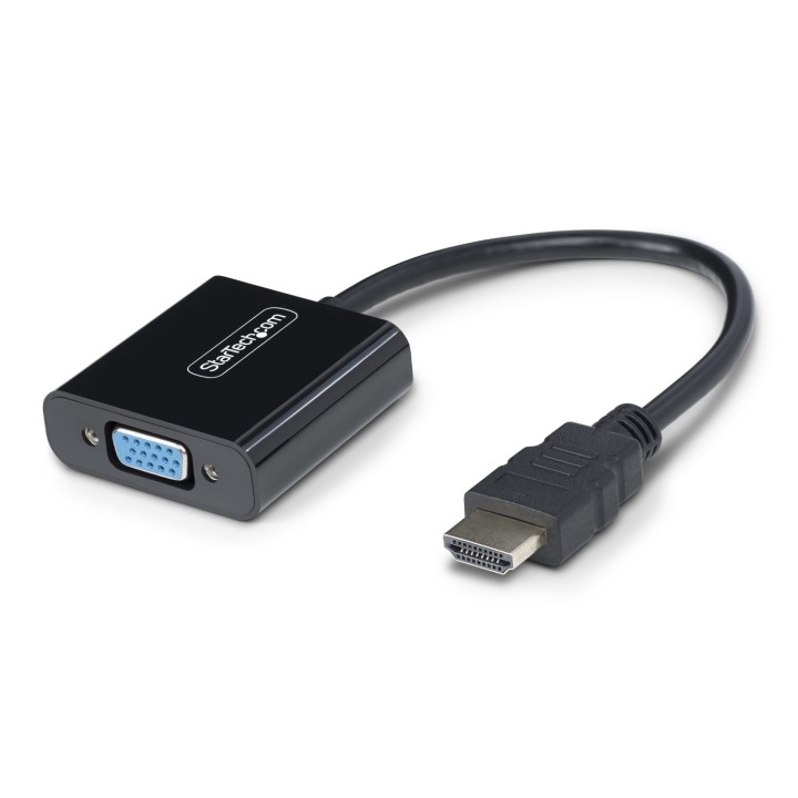 StarTech.com Adaptador HDMI a VGA - Conversor Activo HDMI a VGA - Conversor Activo de Vídeo para Ordenador de Sobremesa o