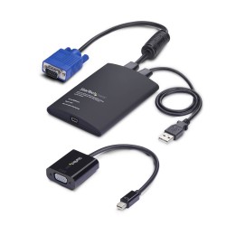 StarTech.com Adaptador Crash Cart USB a VGA/ Mini DisplayPort para Portátil - Consola KVM de Portátil - Transferencia de