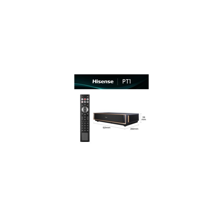 Hisense PT1 Proyector de alcance ultracorto UHD 4K (3840x2160) 3D Negro