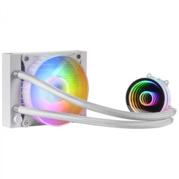Mars Gaming ML-ONE120 Blanco Refrigeración LÍ­quida CPU TDP 200W Espejo Infinito Ventilador FRGB Silencioso Multisocket