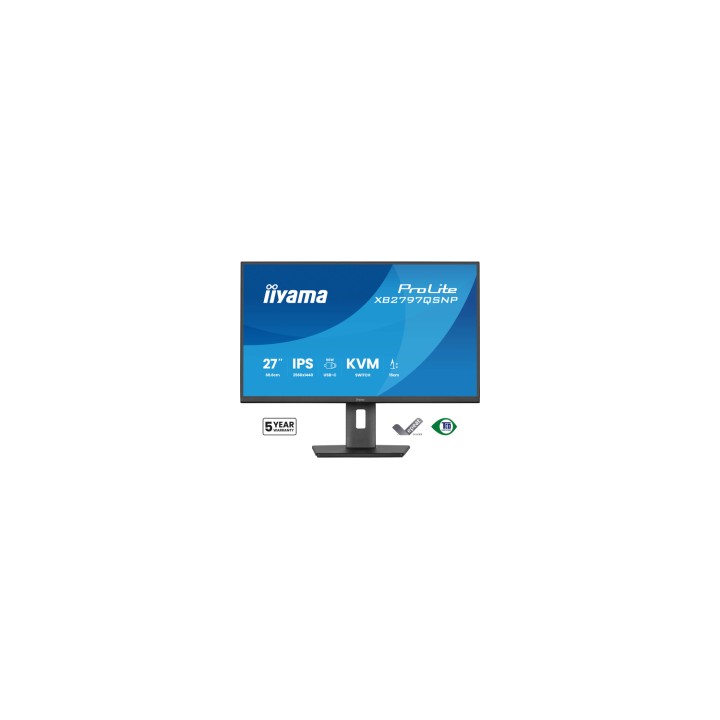 iiyama ProLite XB2797QSNP-B1 pantalla para PC 68,6 cm (27") 2560 x 1440 Pixeles Quad HD LCD Negro