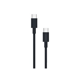 Cable Nubbeh Borealis USB-C a USB-C 1,5 m 3A Negro de Silicona Líquida
