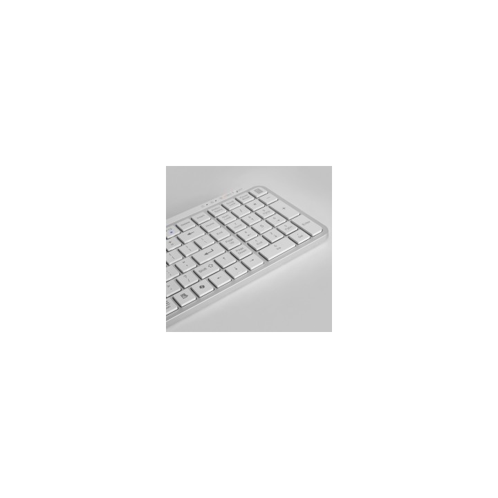 Mars Gaming MK-SILENKEYS teclado Universal RF Wireless + Bluetooth QWERTY Español Blanco