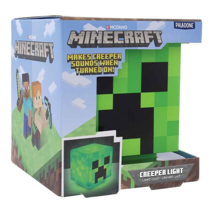 Lámpara Minecraft Creeper Light con Sonidos Oficiales