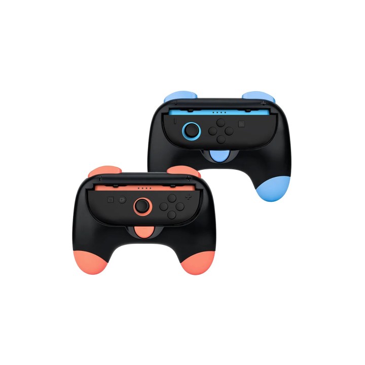 DOBE PACK CONTROLER GRIP CON AGARRE ROJO AZUL NINTENDO SWITCH 2 6972520258633