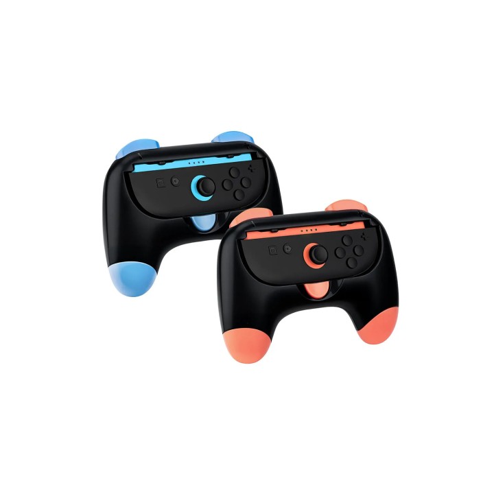 DOBE PACK CONTROLER GRIP CON AGARRE ROJO AZUL NINTENDO SWITCH 2 6972520258633